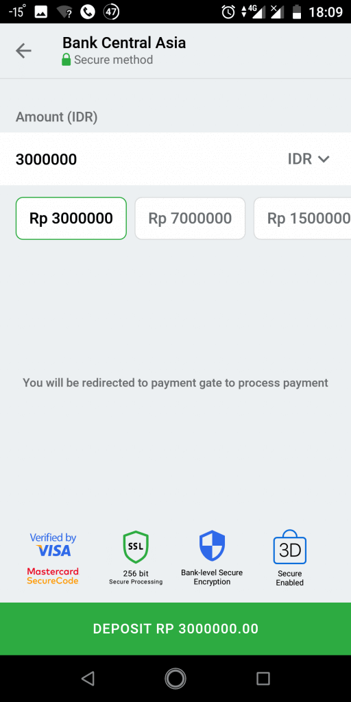 Polog na IQ Option prek lokalne banke v Maleziji, na Tajskem in v Laosu