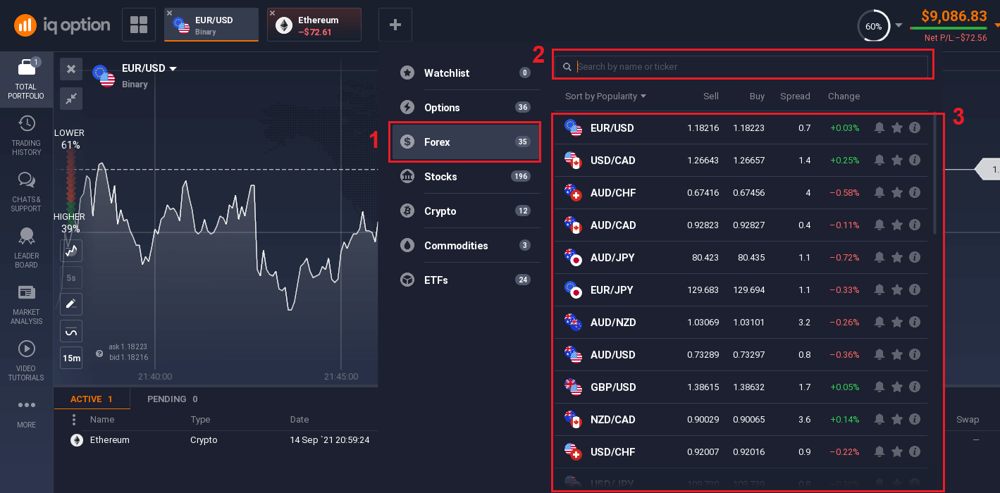 IQ Option मा CFD उपकरणहरू (फोरेक्स, क्रिप्टो, स्टकहरू) कसरी जम्मा गर्ने र व्यापार गर्ने IQ Option मा CFD उपकरणहरू (फोरेक्स, क्रिप्टो, स्टकहरू) कसरी जम्मा गर्ने र व्यापार गर्ने