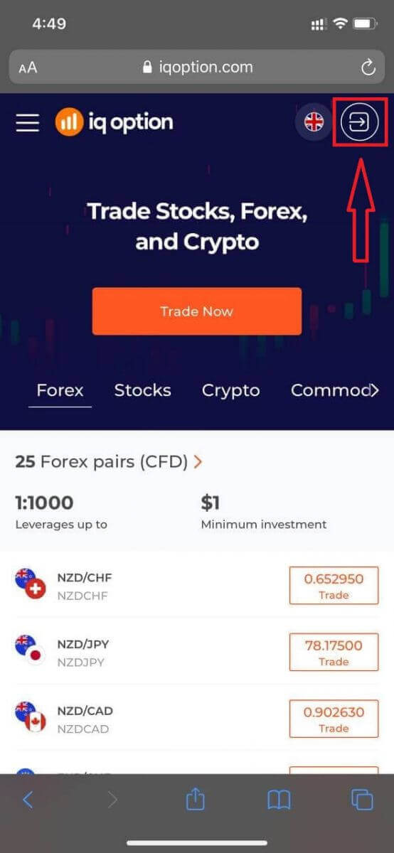 Kako se prijaviti i verificirati račun u IQ Option-u Kako se prijaviti i verificirati račun u IQ Option-u