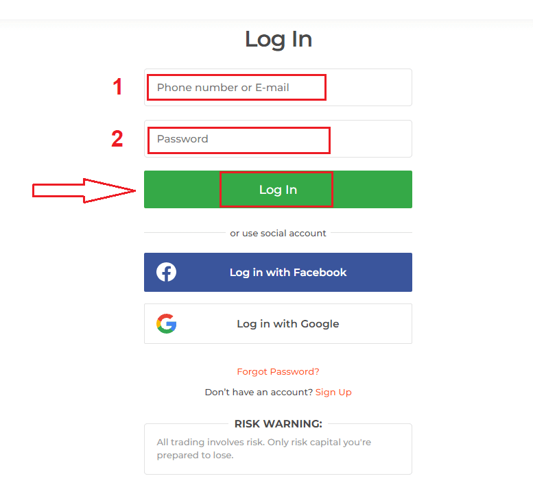 Accesso a IQ Option: accesso sicuro, recupero password e risoluzione dei problemi