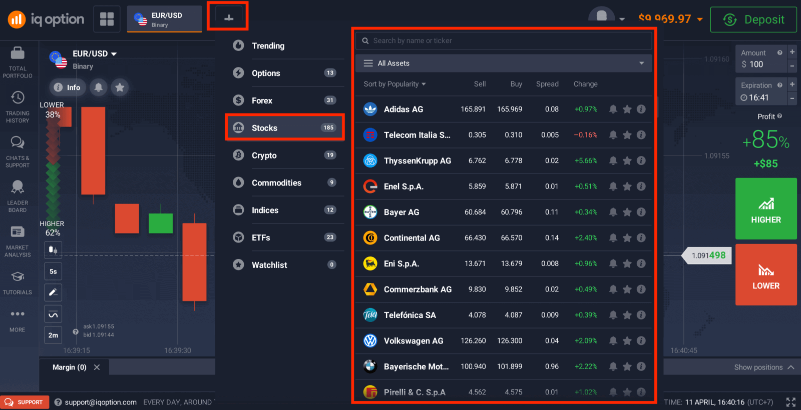 IQ Option Trading CFD: Forex, Criptovalute e Azioni IQ Option Trading CFD: Forex, Criptovalute e Azioni