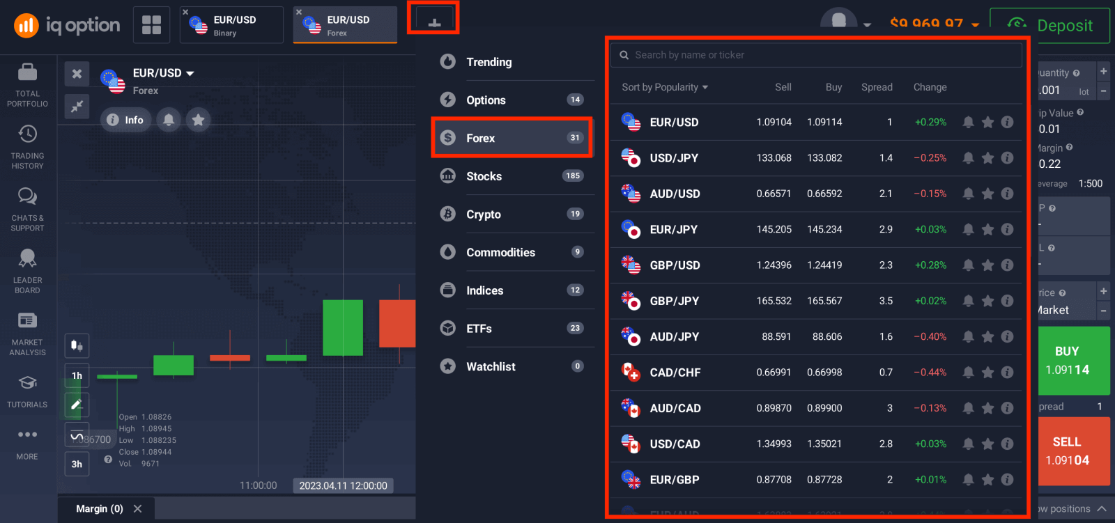 IQ Option Trading CFD: Forex, Criptovalute e Azioni IQ Option Trading CFD: Forex, Criptovalute e Azioni