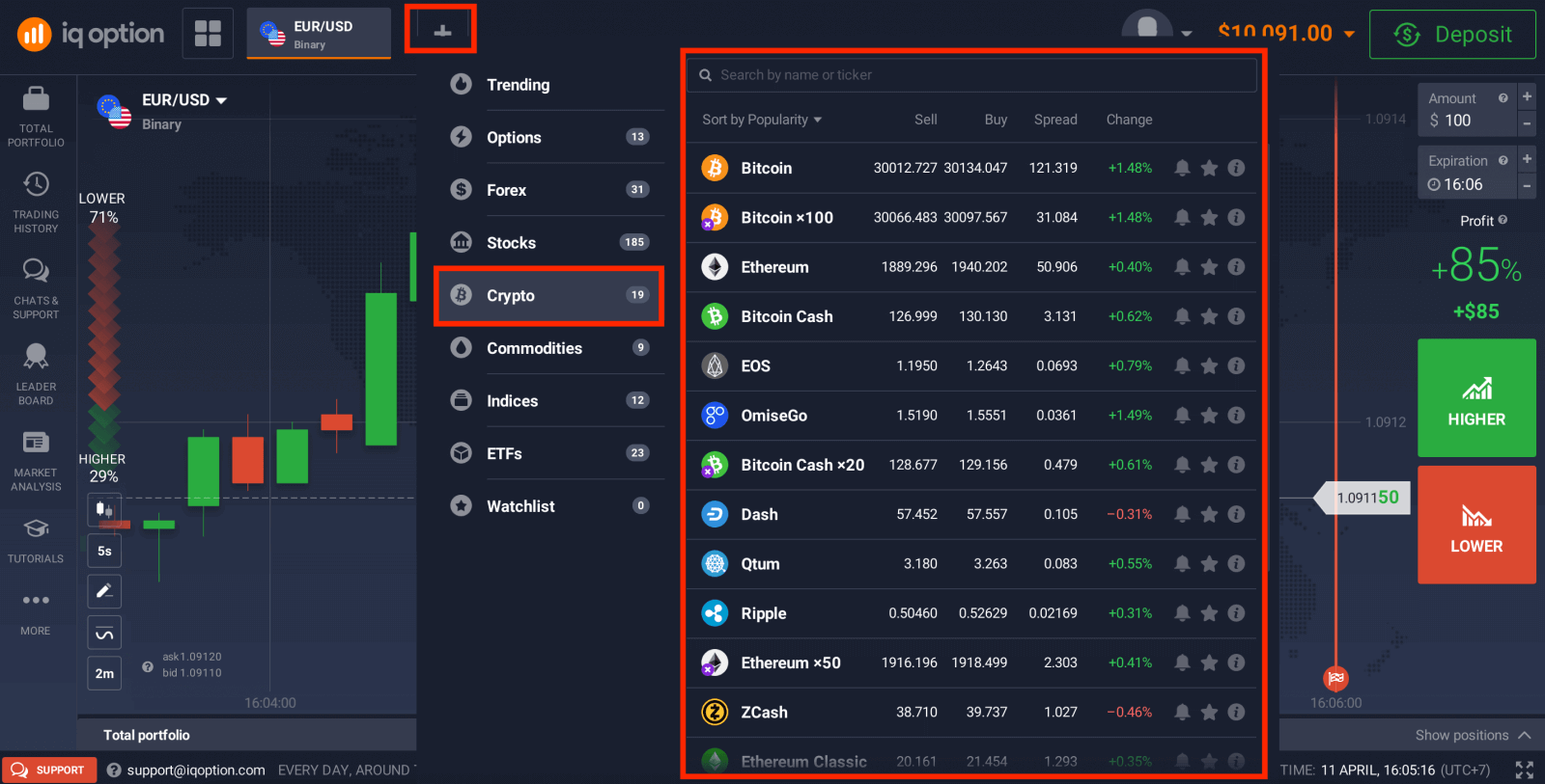 IQ Option Trading CFD: Forex, Criptovalute e Azioni IQ Option Trading CFD: Forex, Criptovalute e Azioni
