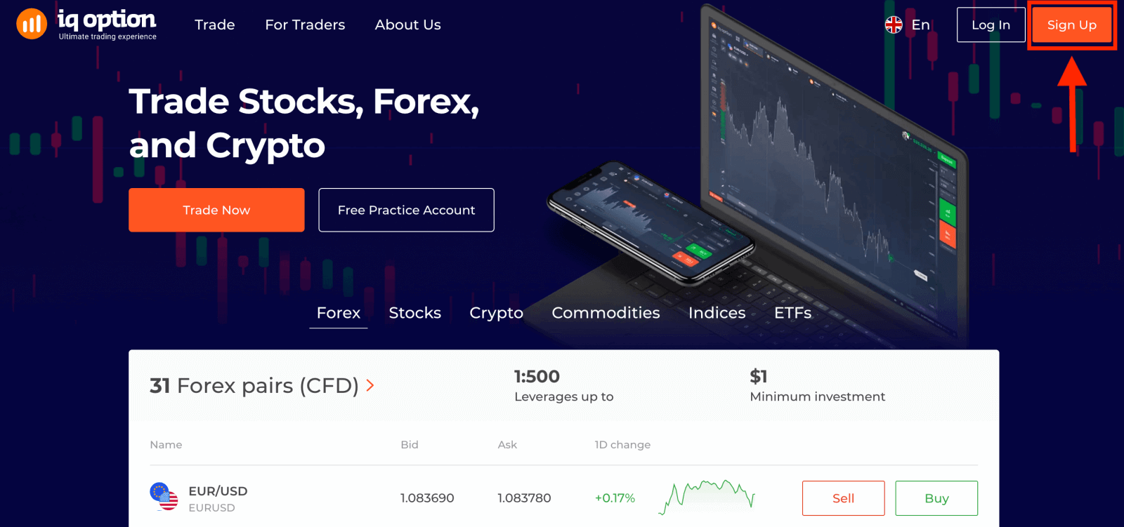 Registra un account su IQ Option: passaggi per creare e attivare Registra un account su IQ Option: passaggi per creare e attivare