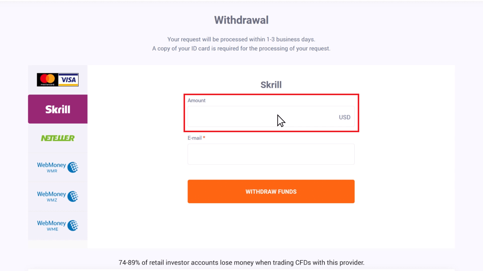How to Withdraw Money from IQ Option