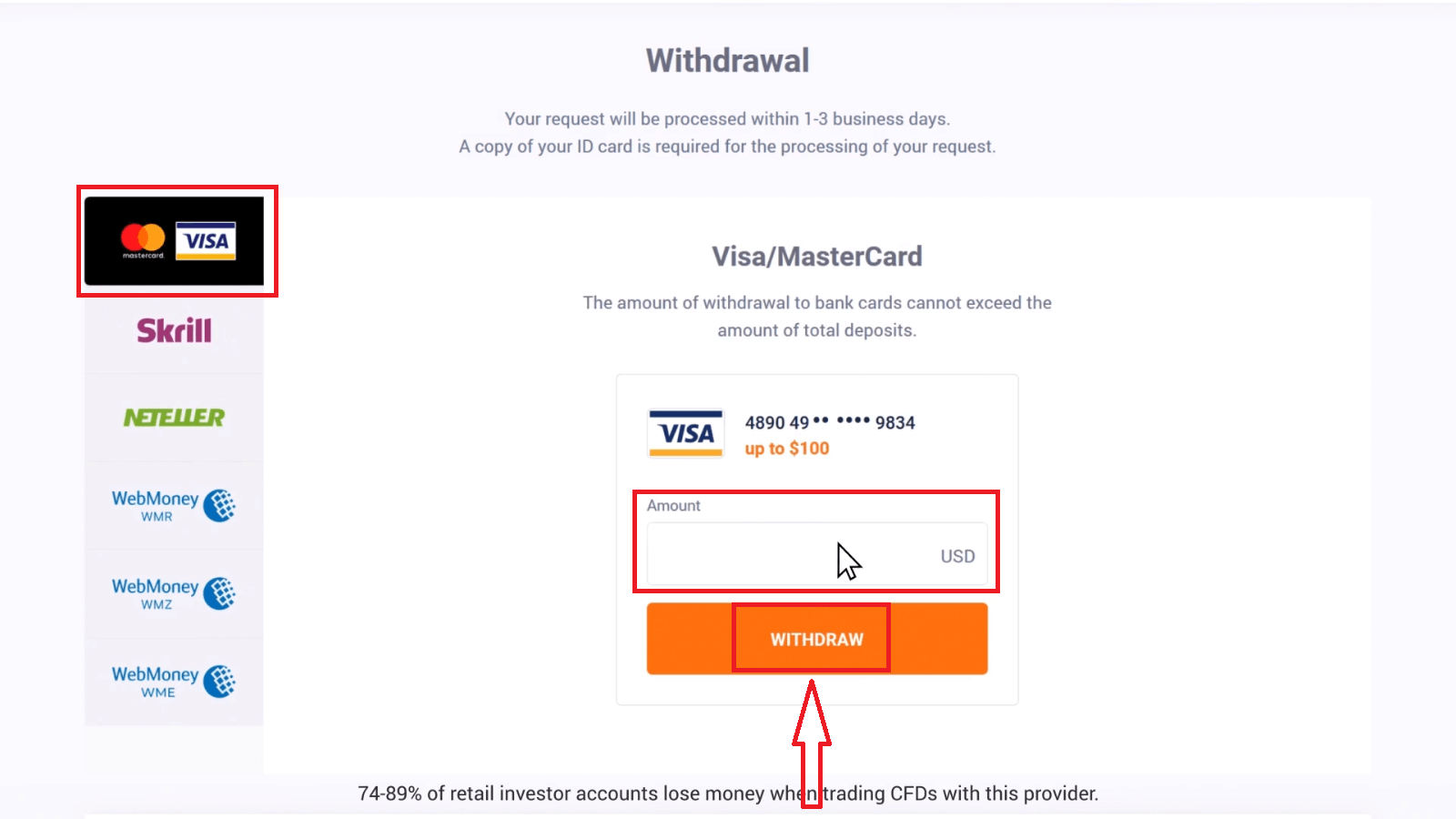 How to Sign in and Withdraw Money from IQ Option